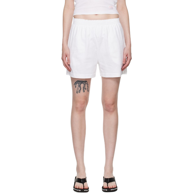 Alexander Wang White Unisex Shorts - 100 White - XXS