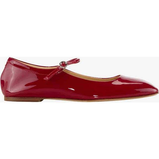 Aeyde Red Uma Ballerina Flats - Cranberry - IT 41