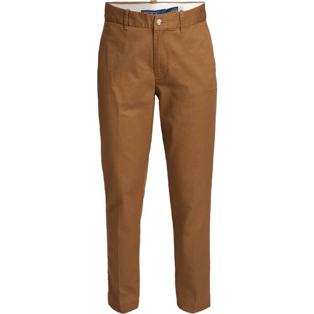 Polo Ralph Lauren, Byxor, Dam, M, Bomull, Beige Casual Byxor med Platt Front - beige (M)