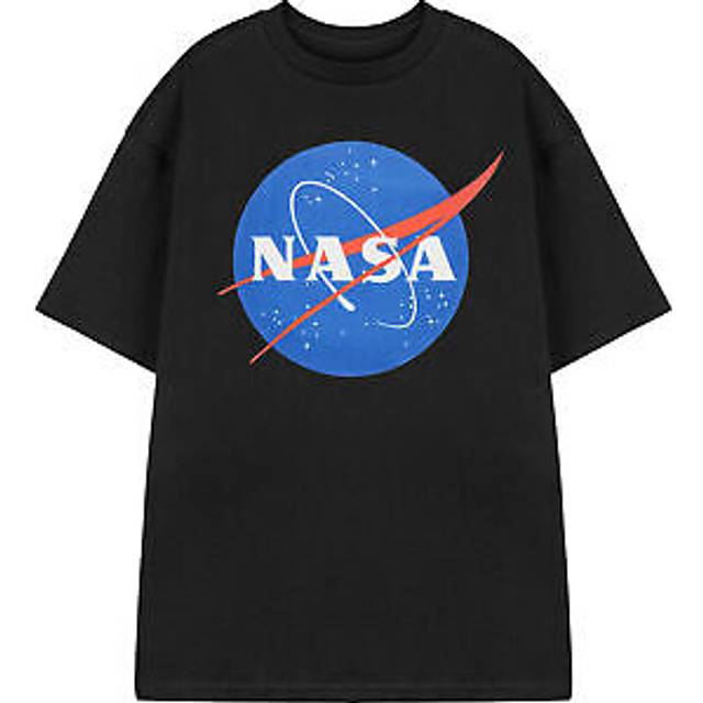(Large) NASA Short Sleeved T-Shirt (Unisex Black)