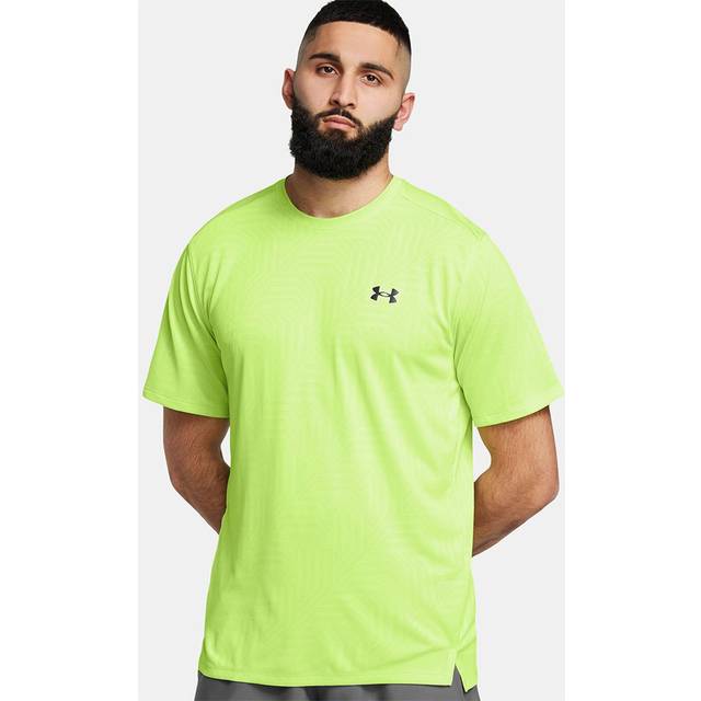 UNDER ARMOUR Men's Training Tech Vent Geotessa T-Shirt - Green, Green, Size Xl, Men - XL