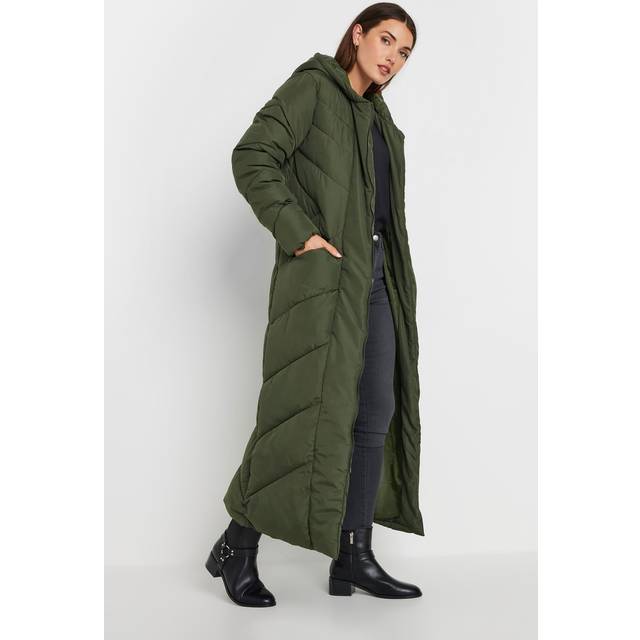 Lts Tall Green Padded Maxi Coat 20 Lts | Tall Women's Coats
