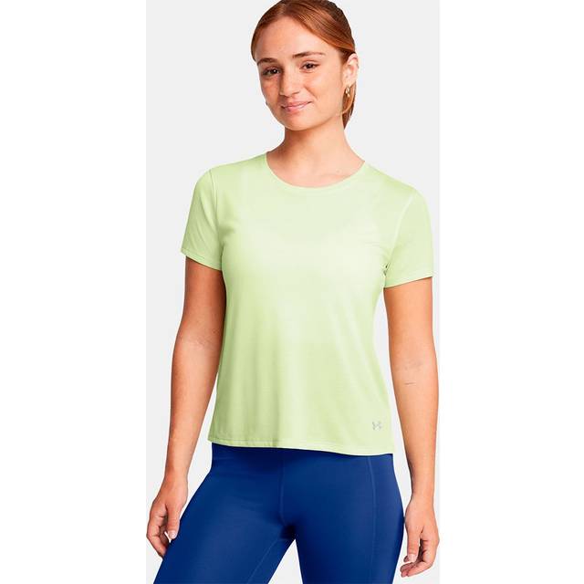 UNDER ARMOUR Womens Running Launch T-Shirt - Green, Green, Size Xs, Women - XS