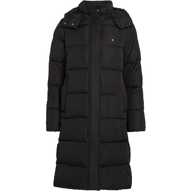 Jacket Calvin Klein Jeans Monologo Non Down Jacket Black S (S)