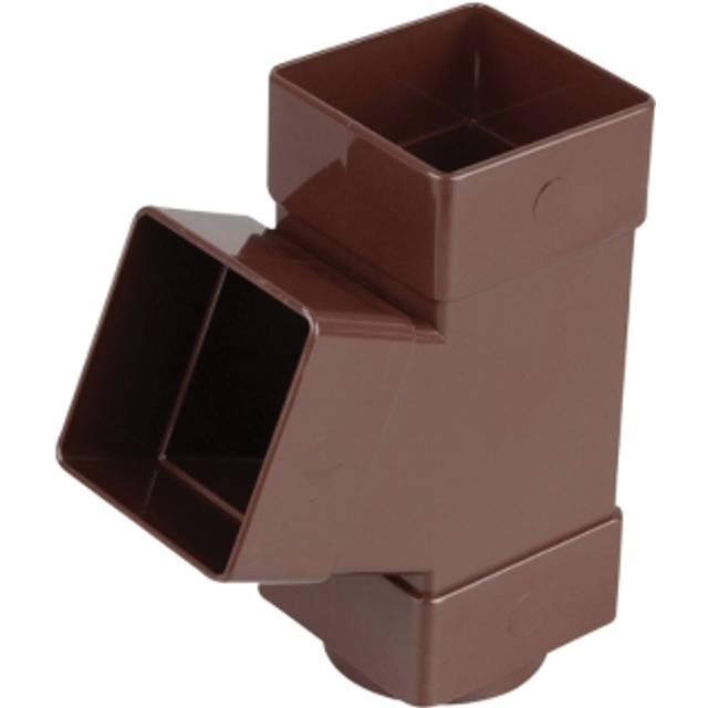 Osma SquareLine 4T835 Pipe Branch 67.5° 61mm Brown