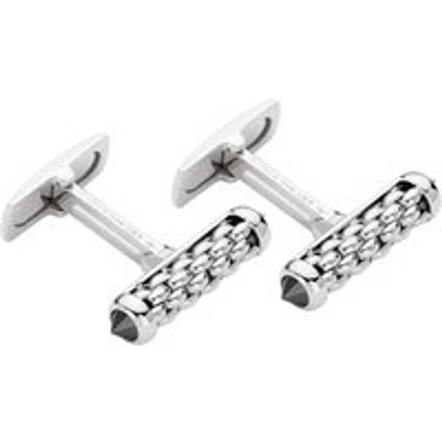 Fope Essentials 18ct White Gold Diamond Cufflinks