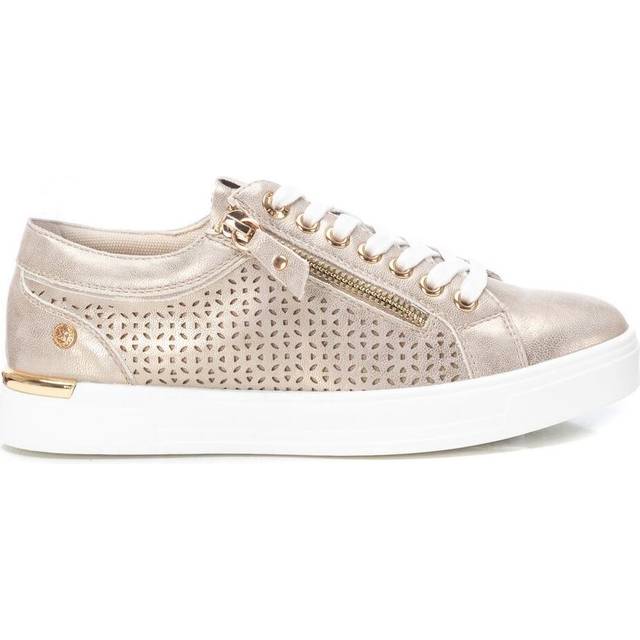 Xti for woman. 14249001-ORO Trainers 142490 gold (35), Flat, Laces, Casual