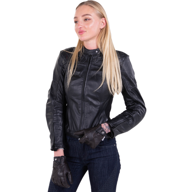 Course Boomer Women's Motorcycle Jacket Black L (L)