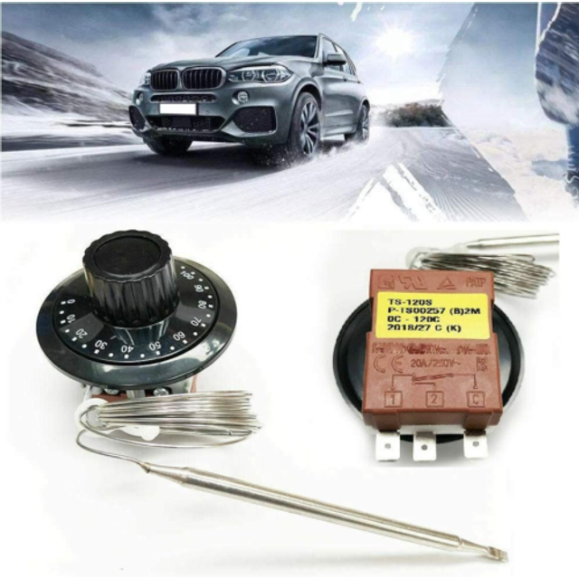 Sanwan h843730 sunwan capillary car thermostat cooling radiator fan control...