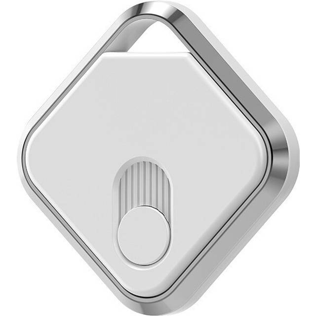 (White Silver) Dog GPS Tracker, Dog Tracking Tag, 60dB IPX65 Waterproof Cat Tracker Device, Tiny&Light Waterproof for All Pet Collars
