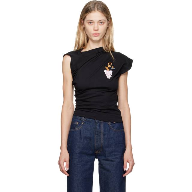 Vivienne Westwood Black Bear Hebo T-Shirt - N401 Black - XXS