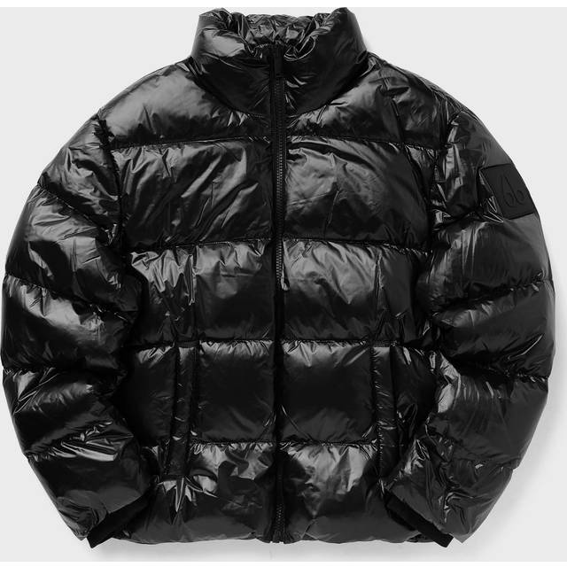 Moose Knuckles, Jacka, Herr, L, Nylon, Svart Dunjacka med Dragkedja - black (L)