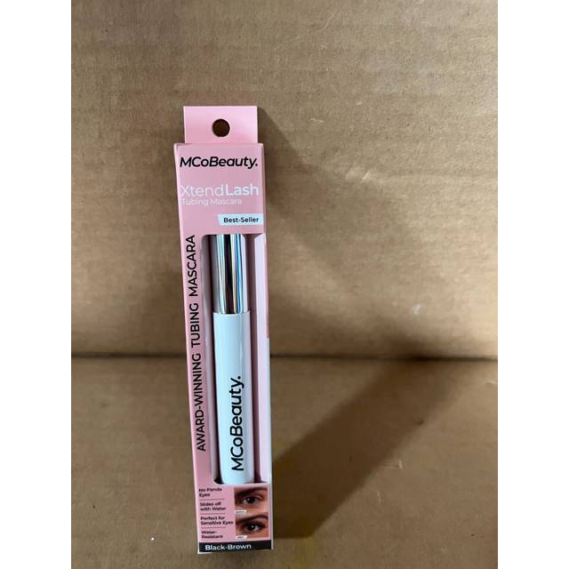 MCoBeauty XtendLash Tubular Mascara, Black-Brown, Bold Definition for Intensely Defined Lashes, Vegan, Cruelty Free Cosmetics