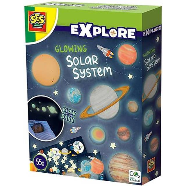 Glowing solar system - Multi - 1 Pack
