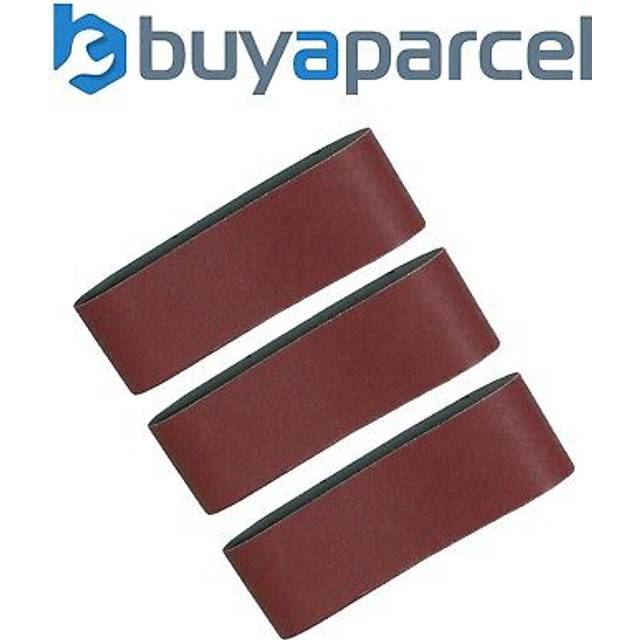 "5X Makita Coarse 100mm 610 4"" Belt Sander Sanding Belt 9401 9404 40 80 100 Grit"