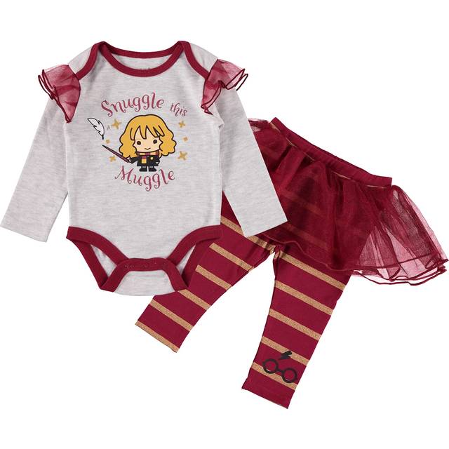 Harry Potter Baby Girl's Creeper Tutu Short Sleeve Baby Bodysuit