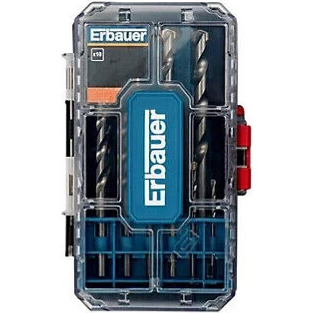 Erbauer Round Masonry Drill Bit Set (10 Piece) - One Size