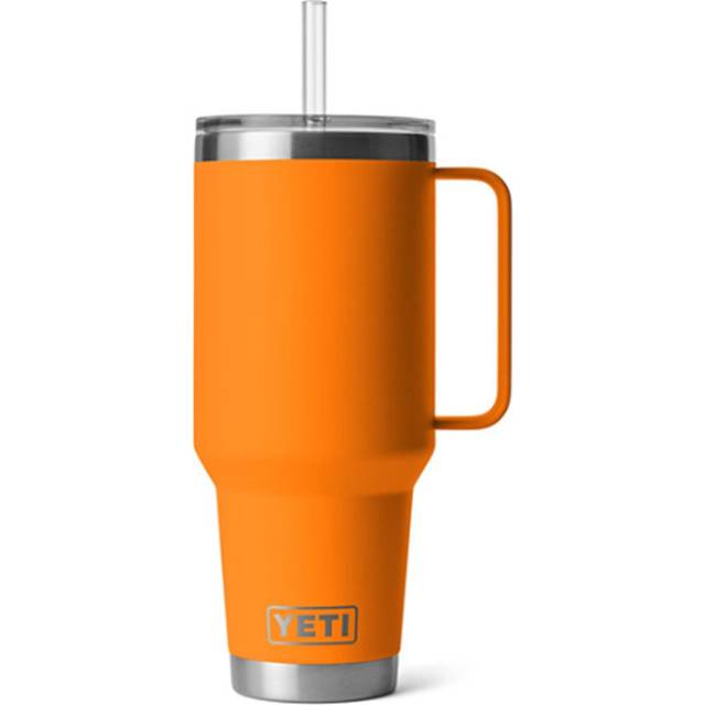 YETI Rambler 42 oz Tumbler with Handle and Straw Lid  Travel Mug Water