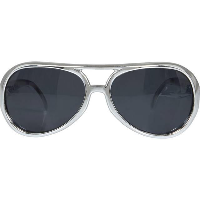 (One Size, Silver) Bristol Novelty Unisex Adults Rock Star Sunglasses