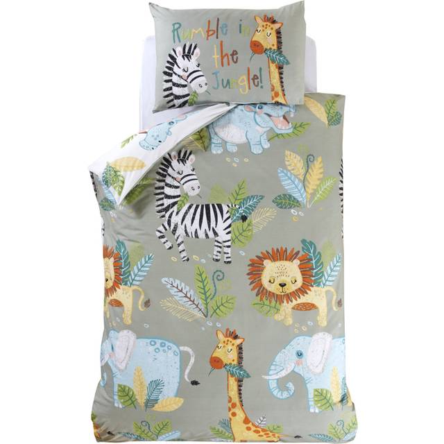 Rapport Home Furnishings Rapport Home Rumble In The Jungle Duvet Set Multi Single, Multi