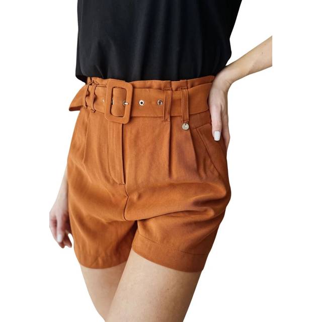 Liu Jo, Shorts, Dam, S, Polyester, Short Belted Dress - brown (S)