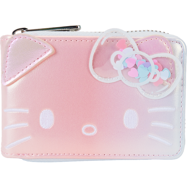 Loungefly Sanrio: Hello Kitty 50Th Anniversary Clear & Cute Accordion Zip Around Wallet
