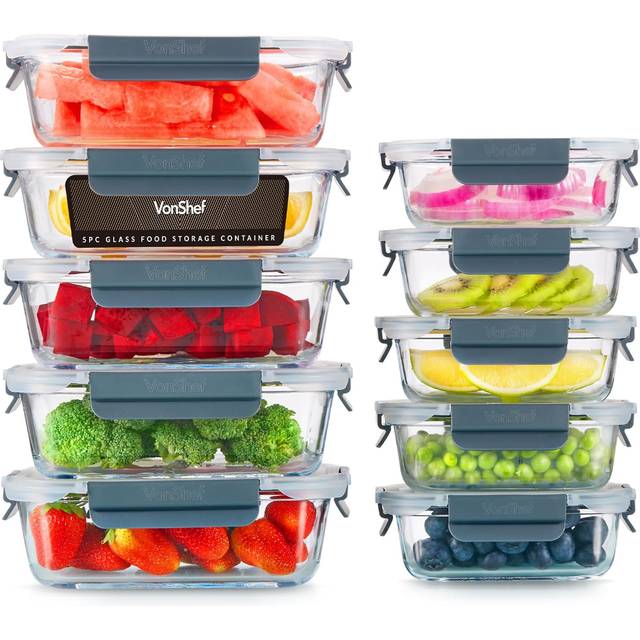 Glass Food Storage Container - Clear