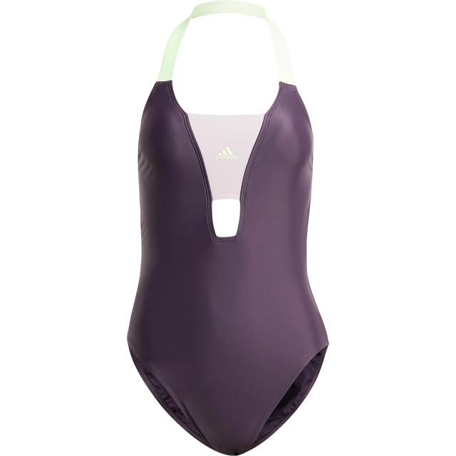 adidas Dam sportkläder färgblock baddräkt, 86 cm svart, Svart, 116 SE
