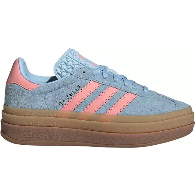 adidas Gazelle Bold J Big Kid Sneaker, Himmelsblå rosa gnista, 21.5 EU