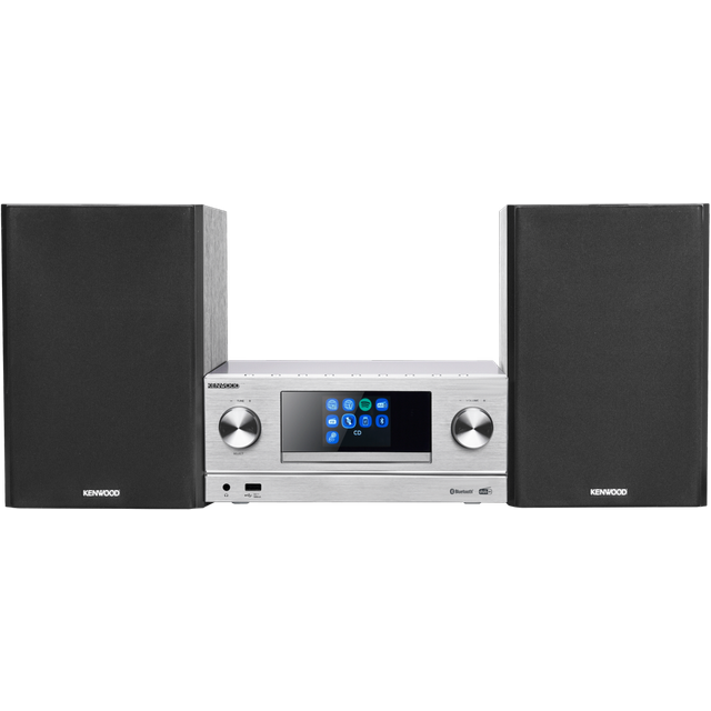Kenwood M-9000S-B – Smart Micro Hi-Fi-system med internetradio, DAB+, CD/USB och ljudstreaming, färg svart