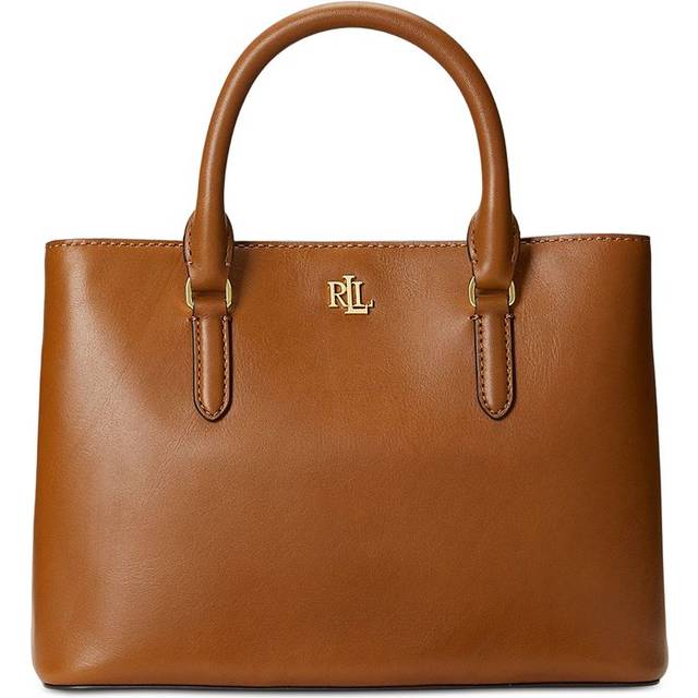 Marcy Leather Handbag - camel - ONE SIZE