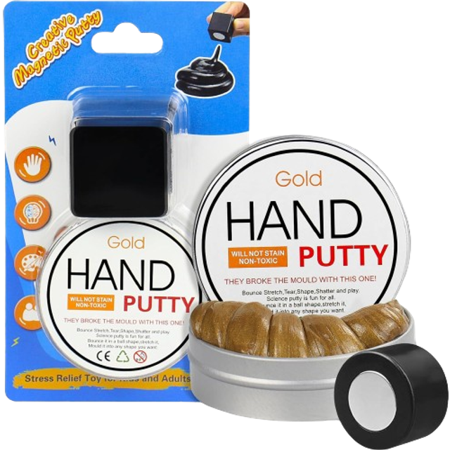 Arfun Magnetic Slime Putty  Soft Magic Slime Hand Therapy Putty Fidget Game Stress Relief Thinking Educational Toy with Upgraded Magnet Christmas Birt