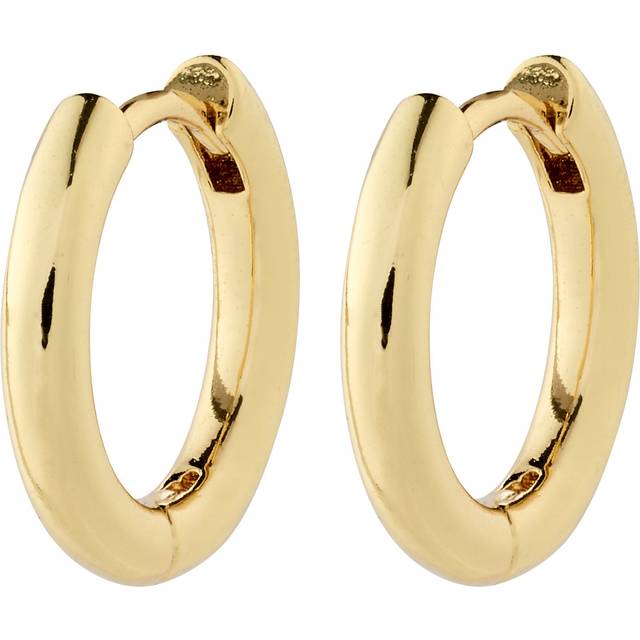 Pilgrim CHARM små hoops guldpläterade