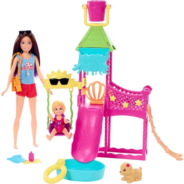 Barbie Skipper First Jobs Water Park Playset & Doll