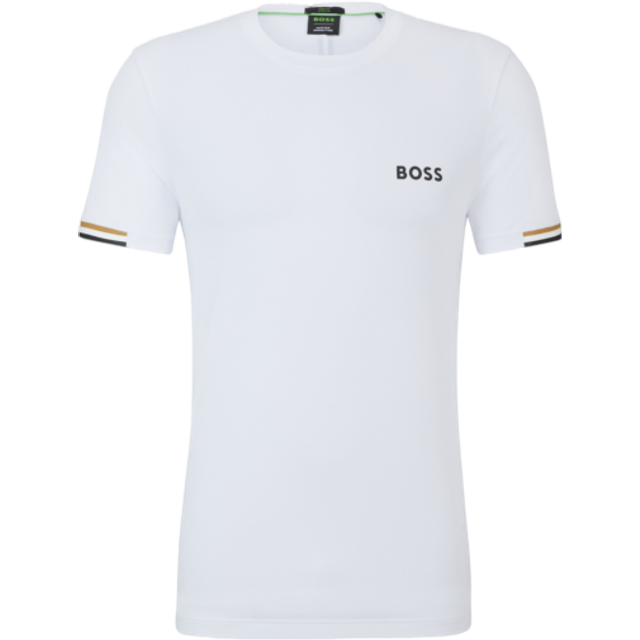 BOSS Tee MB Stretch Slim Fit T Shirt White