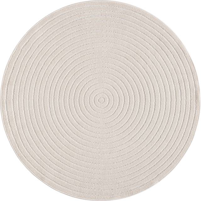 Metro Lane Nexus is a high -quality living room bedroom carpet - Cream (Round 120cm)