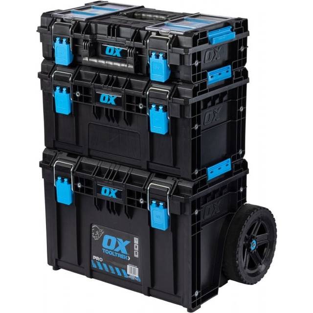 OX Tools OX-P600703 3 Piece Tooltrek Storage Trolley System