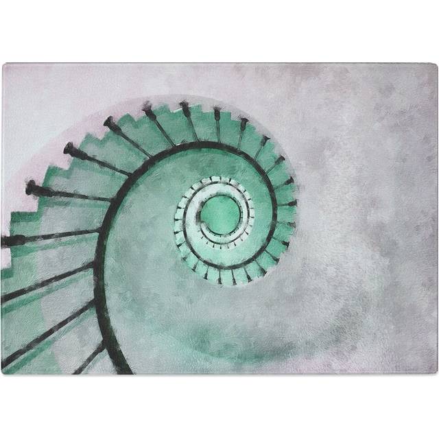Tempered Glass Lighthouse Spiral Staircase Chopping Board (28.5 cm x 39 cm)