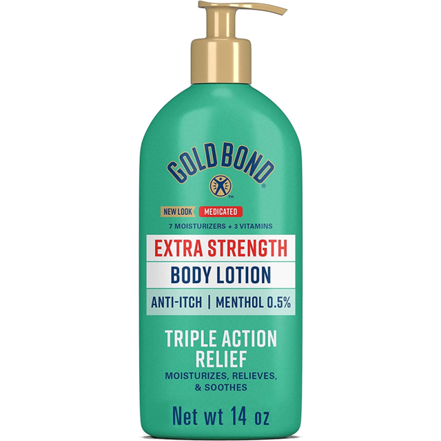 Gold Bond, Medicated Body Lotion, Triple Action Relief, Extra Strength, 14 oz (396 g)
