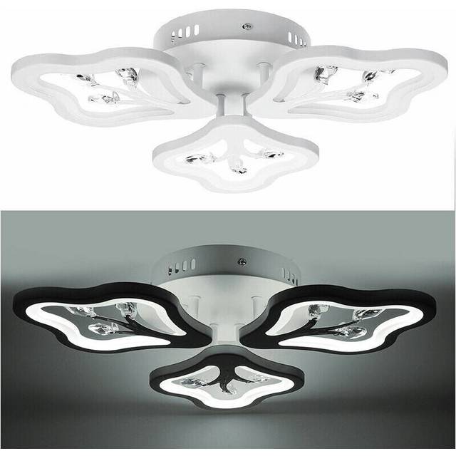 (Pure White) 360LED 4000LM Post-Modern Ceiling Lamp Bedroom LED Chandeliers+Remote Control