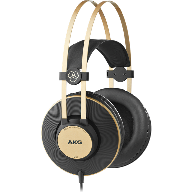 AKG K92 Closed Back Headphones Black/Gold