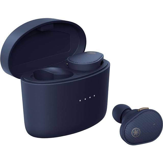 Yamaha TW-E5B True Wireless Bluetooth Earbuds in Charging Case with True Sound, aptX Adaptive, Game Mode, Ambient Sound, Listening Care and Built-In