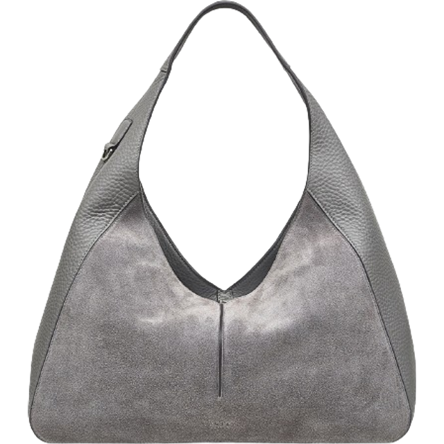 Radley London Women's Leather Womens Leather Hillgate Place - Suede Large Open Top Shoulder - Grey Large