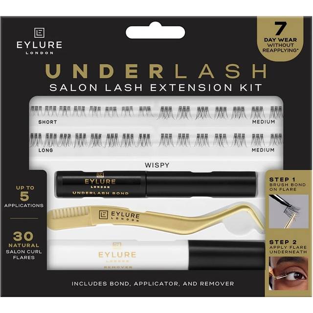 Eylure Underlash Salon Lash Extension Kit Wispy-Black