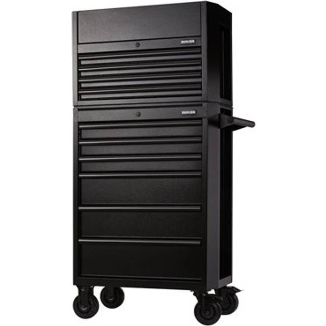 Draper 24247 Bunker® 10 Drawer Combined Roller Cabinet and Tool Chest, 26", Black