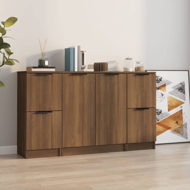 Krissie 60Cm Wide Sideboard - Brown (70cm H X 60cm W X 30cm D)