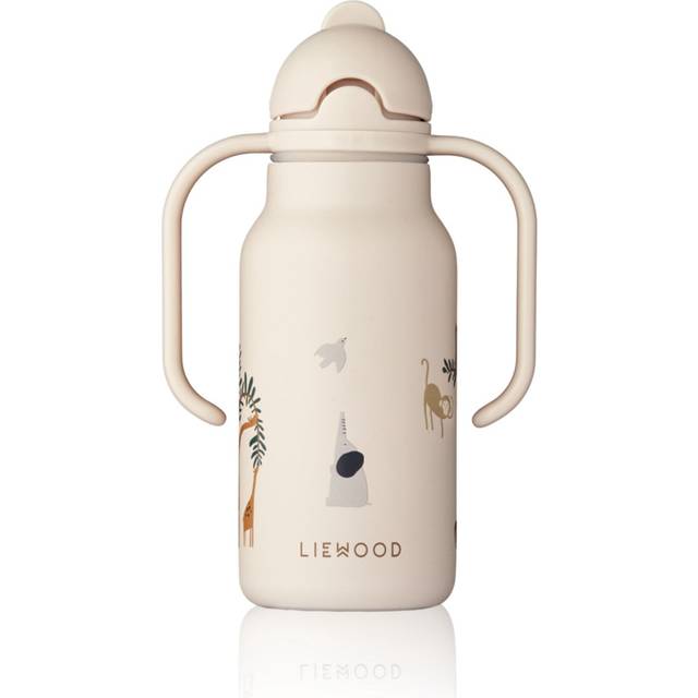 LIEWOOD - Kimmie Bottle - Dricksflaska för barn - All together / Sandy - H16 x D6,5 x W11,5 cm / 250 ml