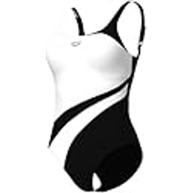 Liliana Shapewear Swimsuit - Black/White - 12