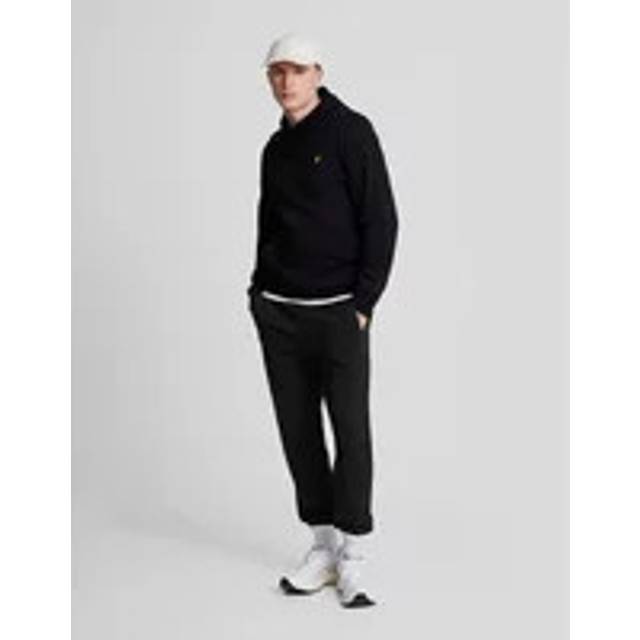 Lyle And Scott Men's Interlock Cuffed Sweatpants - Black - Size: XL