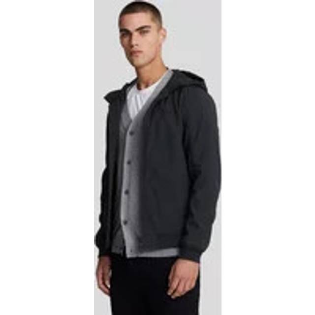 Lyle & Scott, Jacka, Herr, S, Tonal Fleece Back Jacket - black (S)